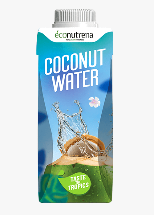Econutrena Coconut Water tetra packs